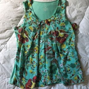 Floral tank top